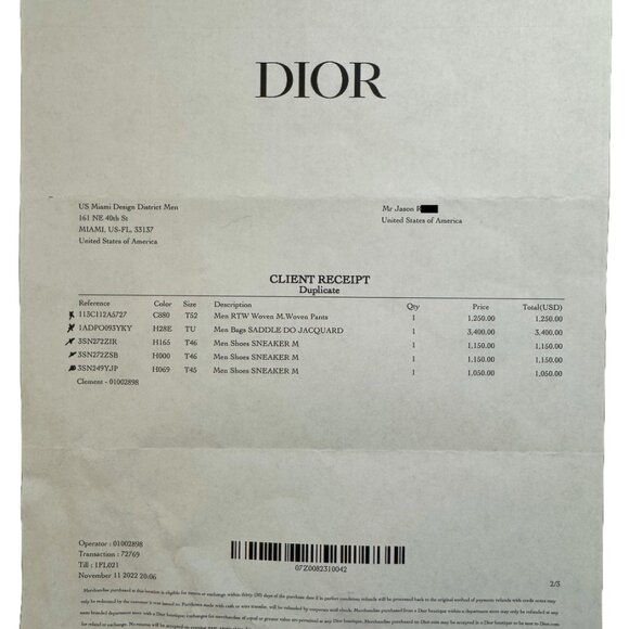 I'm Selling My Authentic Pre-Owned DIOR - Like New - Great Value! - Picture 3 of 4